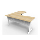 Range Edge Workstation 1500Mm X 1500Mm X 750Mm D X 730Mm H Oak White