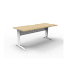 Range Open Workstation 1500Mm W X 750Mm D X 730Mm H Oak White