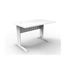 Range Open Workstation 1200Mm W X 700Mm D X 730Mm H White White