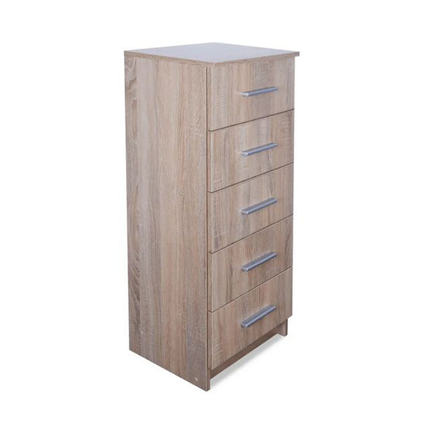 Tall Chest Of Drawers Chipboard 41X35X108 Cm