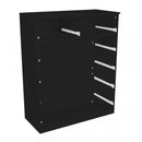 Tallboy Dresser 6 Chest Of Drawers Cabinet Black