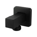 Turn Washing Machine Stop Tap Wall Mounted Solid Brass Black