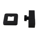 Turn Washing Machine Stop Tap Wall Mounted Solid Brass Black