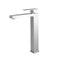 Solid Brass Square Tall Basin Mixer Tap Vanity Tap Bench Top