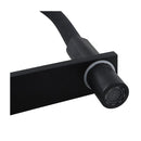 Swivel Flexible Black Kitchen Mixer Tap Gooseneck Pull Down Faucet