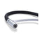 Flexible Round Kitchen Sink Mixer Tap Gooseneck Swivel