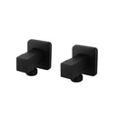 Turn Washing Machine Stop Tap Wall Mounted Solid Brass Black