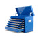 9 Drawers Lockable Chest Cabinet Tool Box Blue