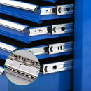 9 Drawers Lockable Chest Cabinet Tool Box Blue