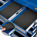 9 Drawers Lockable Chest Cabinet Tool Box Blue