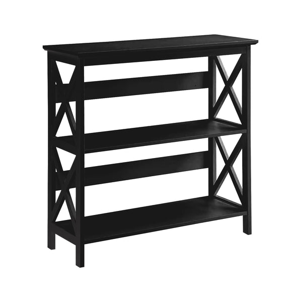 Lucas 3 Tier Bookshelf Display Rack Black