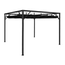 Garden Gazebo With Retractable Roof Canopy 3X3 M Anthracite