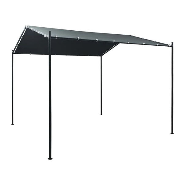 Gazebo Pavilion Tent Canopy 3X3 M Steel Frame Anthracite
