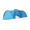 Camping Igloo Tent 650X240X190 Cm 8 Person Blue
