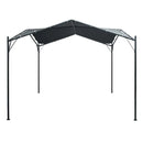 Gazebo Pavilion Tent Canopy 3X3 M Steel Anthracite
