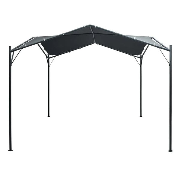 Gazebo Pavilion Tent Canopy 3X3 M Steel Anthracite