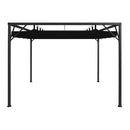 Garden Gazebo With Retractable Roof Canopy 3X3 M Anthracite