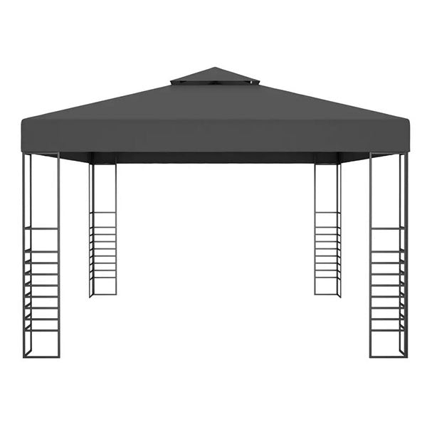 Gazebo 3X4 M Anthracite Fabric With Pa Coating