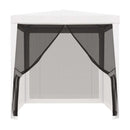 Party Tent With 4 Mesh Sidewalls 250X250 Cm White