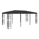 Gazebo Anthracite With Decorative Square Details