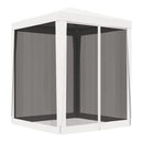 Party Tent With 4 Mesh Sidewalls 2X2 M White