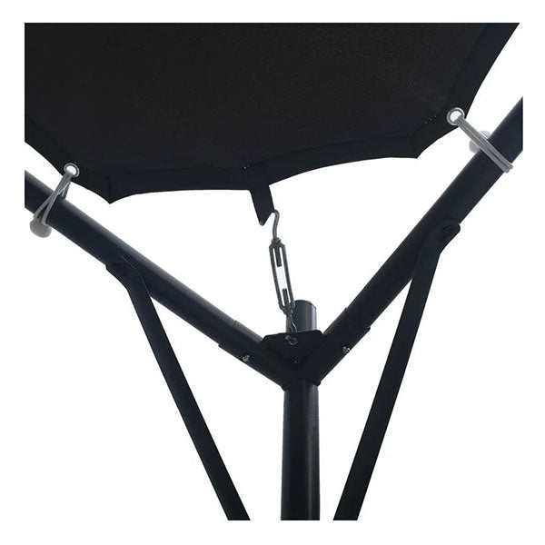 Gazebo Pavilion Tent Canopy 3X3 M Steel Anthracite