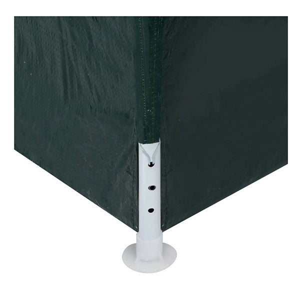 Party Tent 3X3 M Pe Roof And Side Panels Steel Frame Green