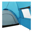 Camping Igloo Tent 650X240X190 Cm 8 Person Blue