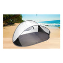 4 Person Pop Up Camping Tent Beach Shelter Sun Shade Shelter Grey