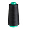 Black Overlocking Thread 2000M Polyester Birch Cone Spool Sewing