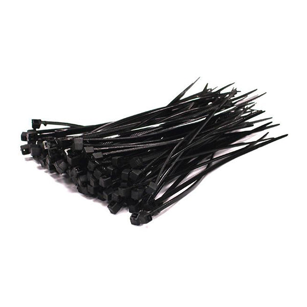 Cable Ties Nylon 280 Mm X 4 Mm Black Bag Of 100