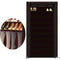 10 Tier Shoe Rack Portable Storage Cabinet Organiser Wardrobe Brown Cover