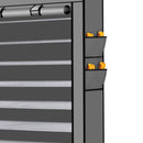 10 Tier Shoe Rack Portable Storage Cabinet Organiser Wardrobe Grey Cover