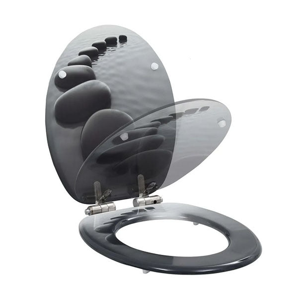 Wc Toilet Seat With Soft Close Lid Mdf