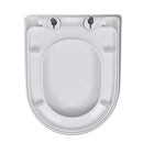 Toilet Seats With Soft Close Lids White 2 Pcs Plastic