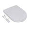 White Soft Close Toilet Seat Square