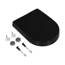 Soft Close Toilet Seat Black With Quick Release Design