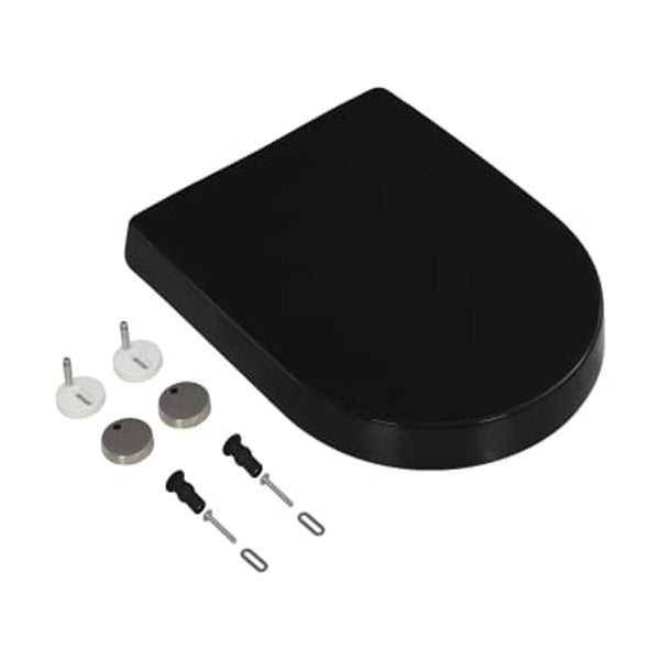 Soft Close Toilet Seat Black With Quick Release Design