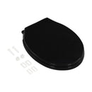 Soft Close Toilet Seat With Quick Release Design Black