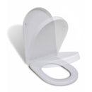 White Soft Close Toilet Seat Square