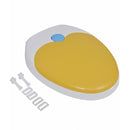 White And Yellow Soft Close Toilet Seat Adults Or Children