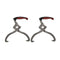 2 Pcs Log Tongs With Tpr Handle