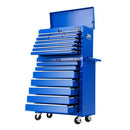 17 Drawers Tool Box Trolley Chest Cabinet Cart Garage Mechanic Toolbox