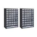 41 Drawer Storage Cabinet Tool Box 2 Pcs Plastic