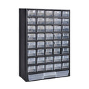41 Drawer Storage Cabinet Tool Box 2 Pcs Plastic