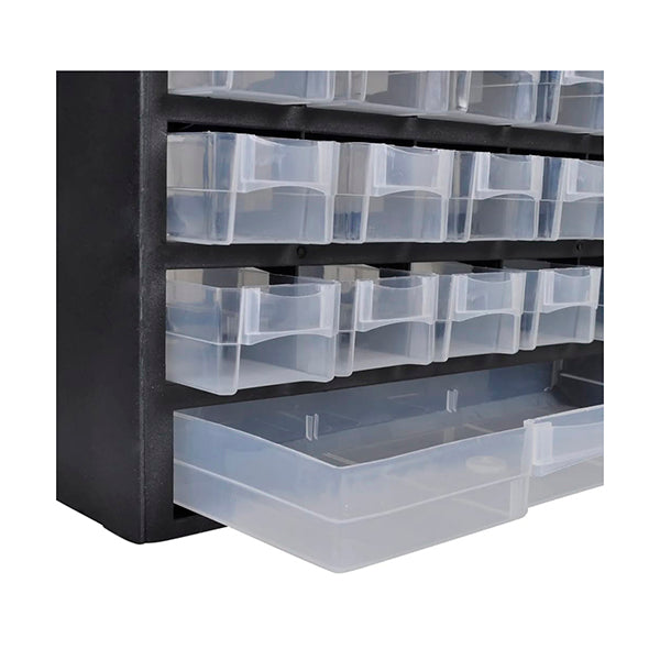 41 Drawer Storage Cabinet Tool Box 2 Pcs Plastic