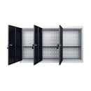 Wall Mounted Tool Cabinet Industrial Style Metal 120X19X60 Cm
