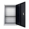 Wall Mounted Tool Cabinet Industrial Style Metal Black And Grey