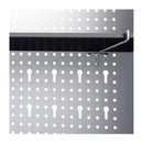 Wall Mounted Tool Cabinet Industrial Style Metal Black And Grey