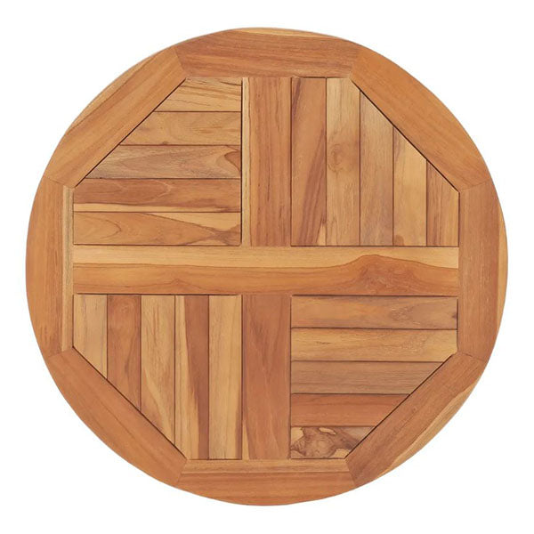 Table Top Solid Teak Wood Round